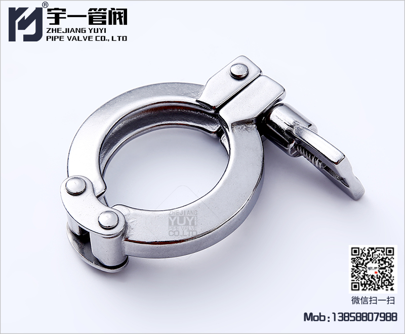 Double stainless steel clamp